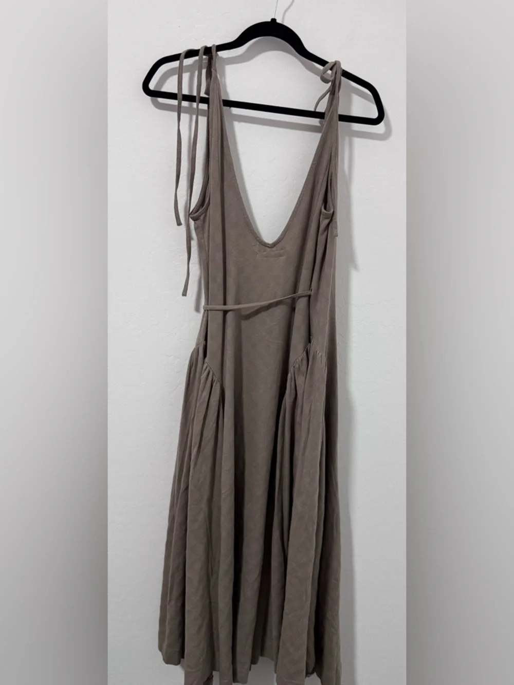 NWOT Free People Maisie Midi Dress Clean Ivory - Picture 6 of 7